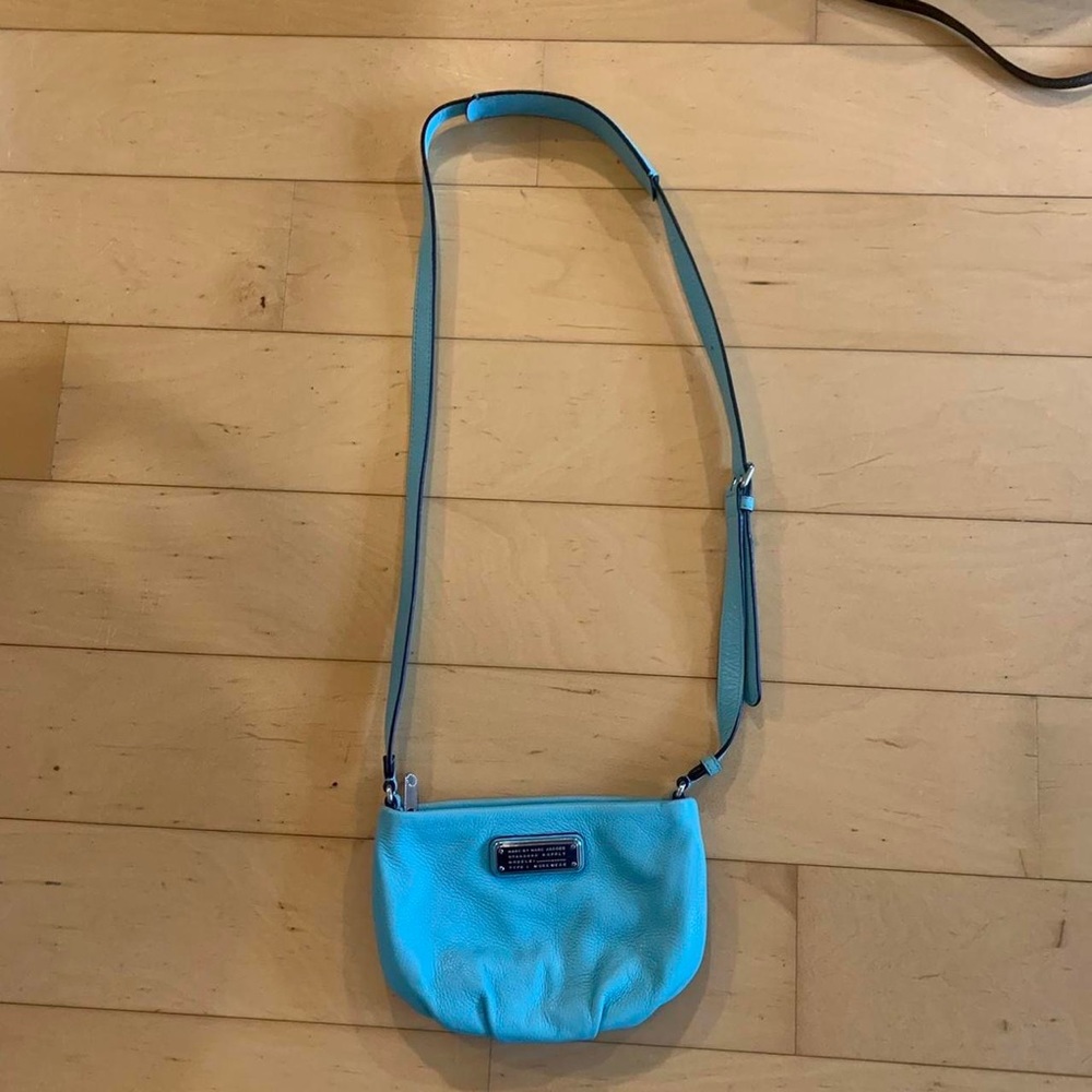 Teal Marc Jacobs crossbody bag